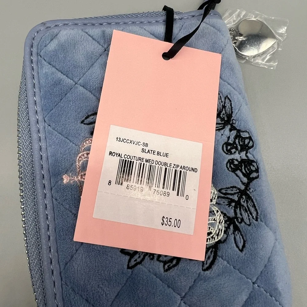 Juicy couture royal couture medium zip around wallet